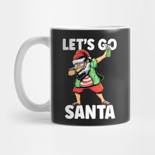 Let's Go Santa - Funny Dabbing Beach Santa Mug